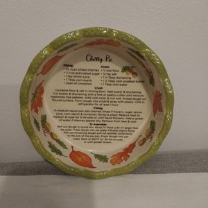 Temptations by Tara Seasonal 12oz Cherry Pie Recipe Bowl Hand-painted Hand-craft